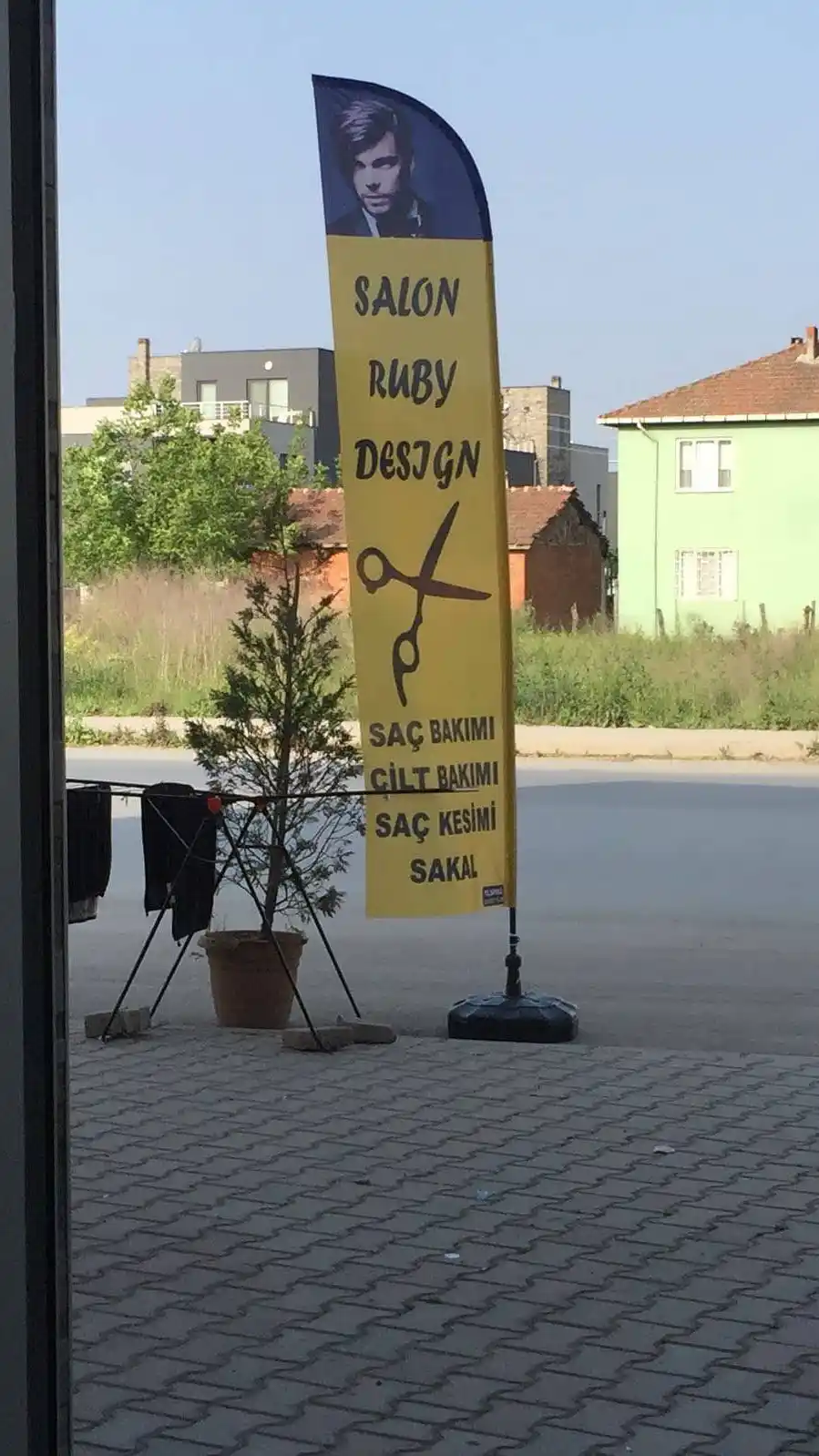 Erkek Kuaförü Yelken Bayrağı-6