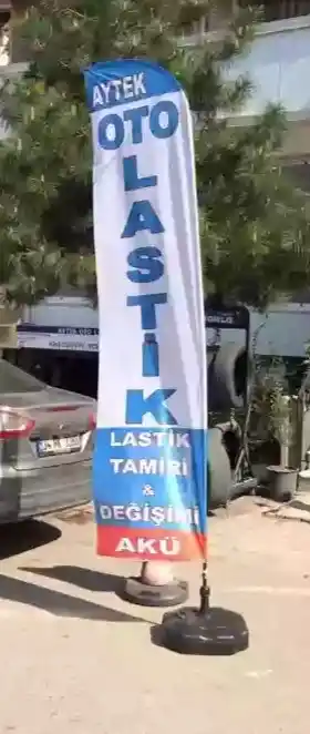 Oto Lastikçi Yelken Bayrağı-4